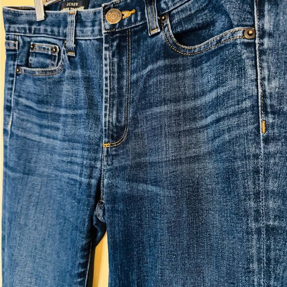 J. Crew Blue Skinny Jeans with Rich Denim Hue - Picture 3 of 7